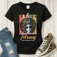 A Queen was Born in February Women's T-Shirt thumb 3