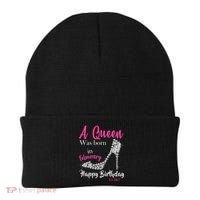A Queen Was Born In February Birthday Beanie thumb 0