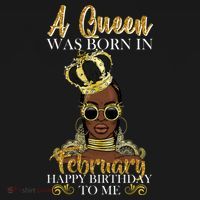 A Queen Was Born In February Happy Birthday Women's Tank Top thumb 5