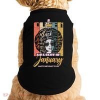 A Queen Was Born In January Doggie Tank thumb 0
