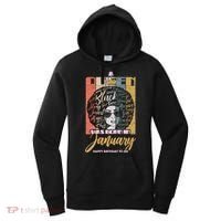 A Queen Was Born In January Women's Hoodie thumb 0