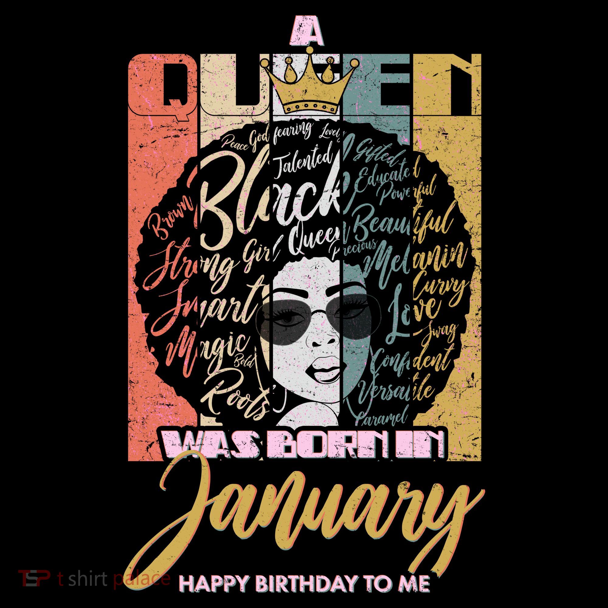 A Queen Was Born In January Women's Hoodie