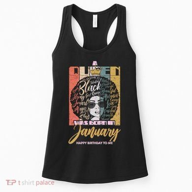 A Queen Was Born In January Women's Tank Top