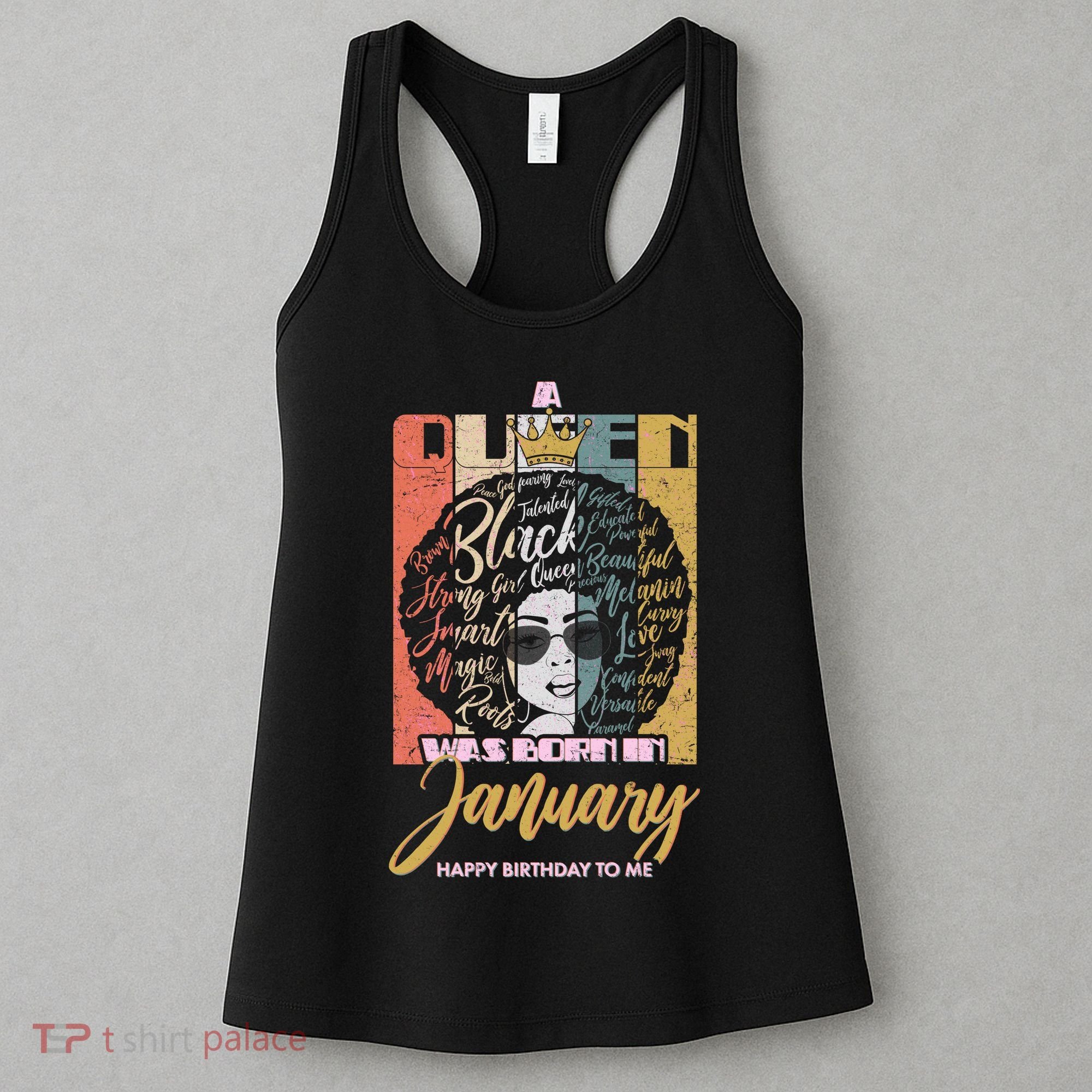 A Queen Was Born In January Women's Tank Top