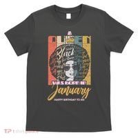 A Queen Was Born In January T-Shirt thumb 0