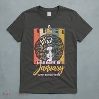 A Queen Was Born In January T-Shirt thumb 5