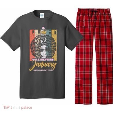 A Queen Was Born In January Pajama Set