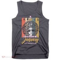 A Queen Was Born In January Tank Top thumb 0