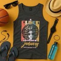 A Queen Was Born In January Tank Top thumb 4