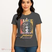 A Queen Was Born In January Women's T-Shirt thumb 4