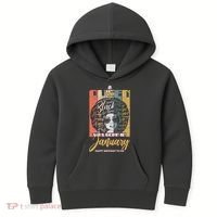A Queen Was Born In January Kids Hoodie thumb 0