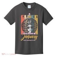 A Queen Was Born In January Kids T-Shirt thumb 0