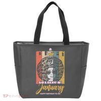 A Queen Was Born In January Tote Bag thumb 0