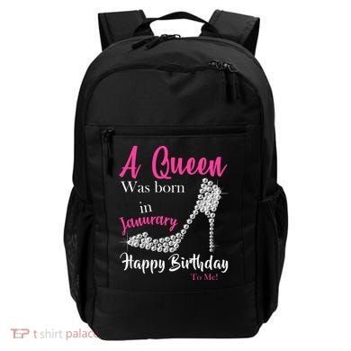 A Queen Was Born In January Birthday Backpack