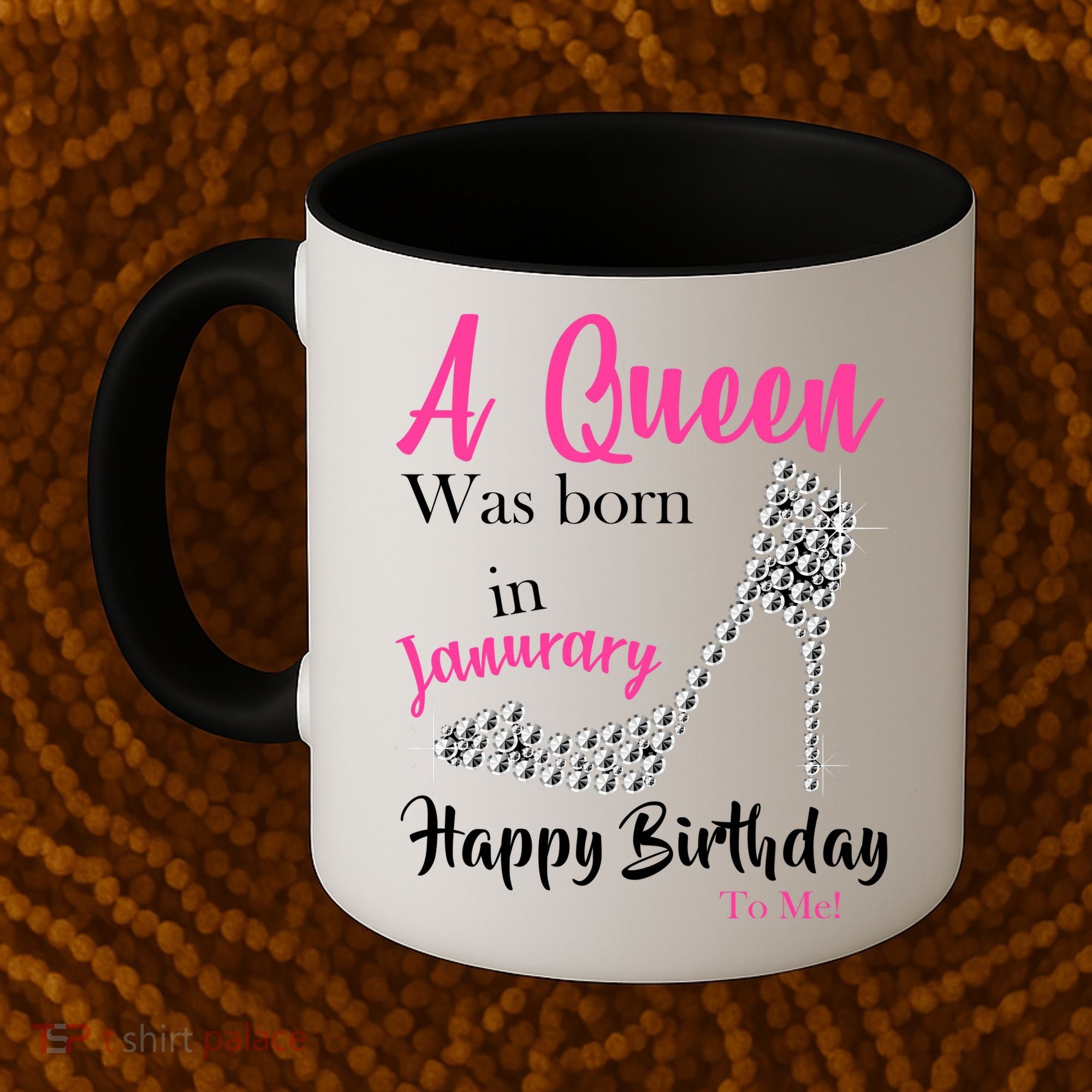 A Queen Was Born In January Birthday Coffee Mug