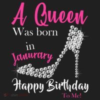 A Queen Was Born In January Birthday Beanie thumb 2