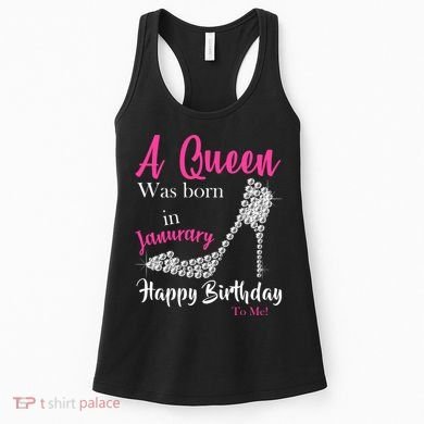 A Queen Was Born In January Birthday Women's Tank Top