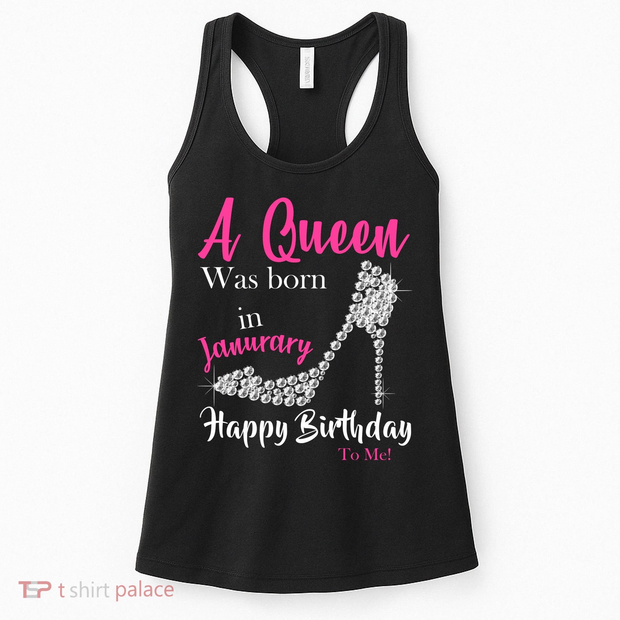 A Queen Was Born In January Birthday Women's Tank Top