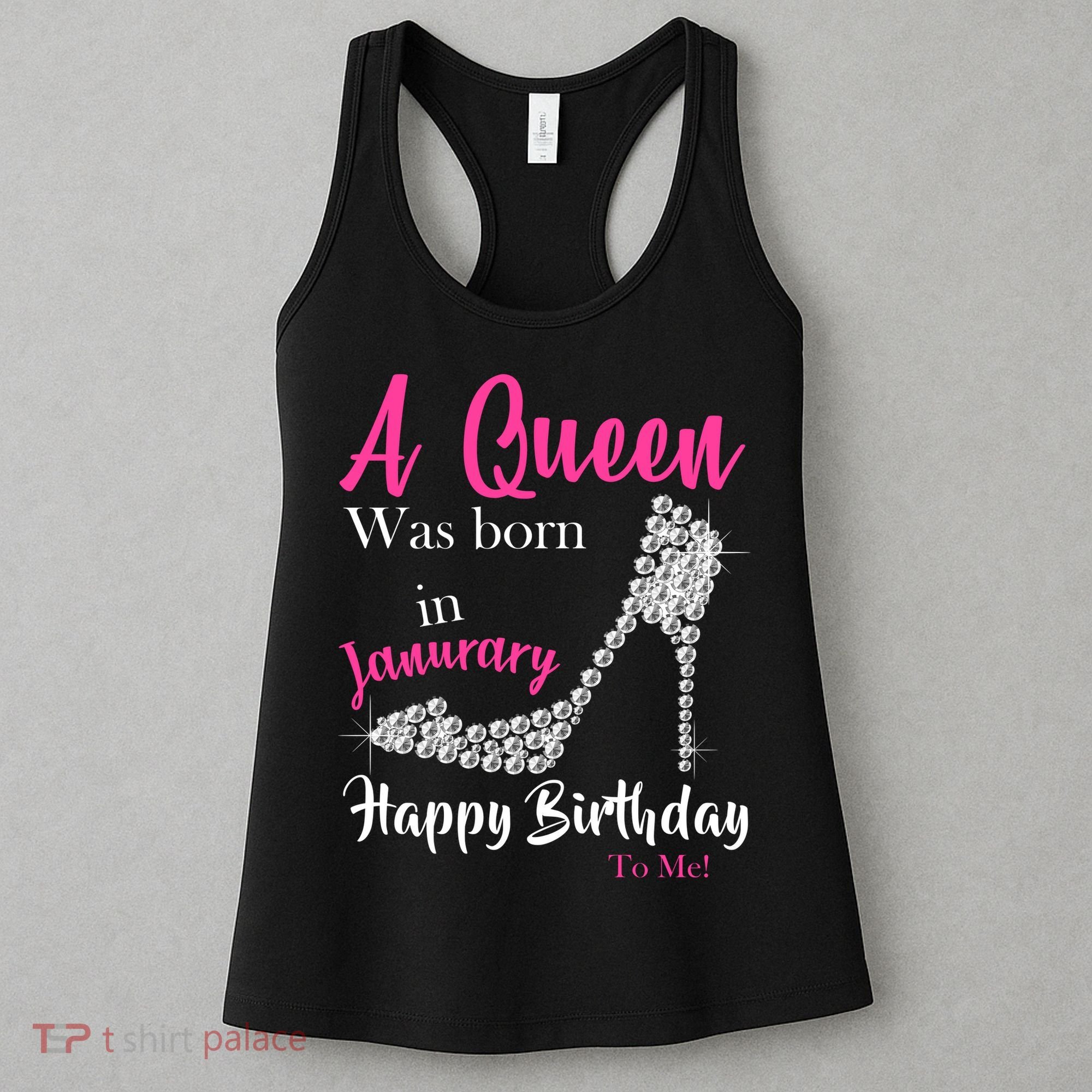 A Queen Was Born In January Birthday Women's Tank Top