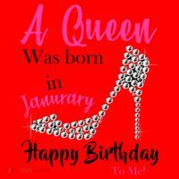 A Queen Was Born In January Birthday Santa Hat thumb 1