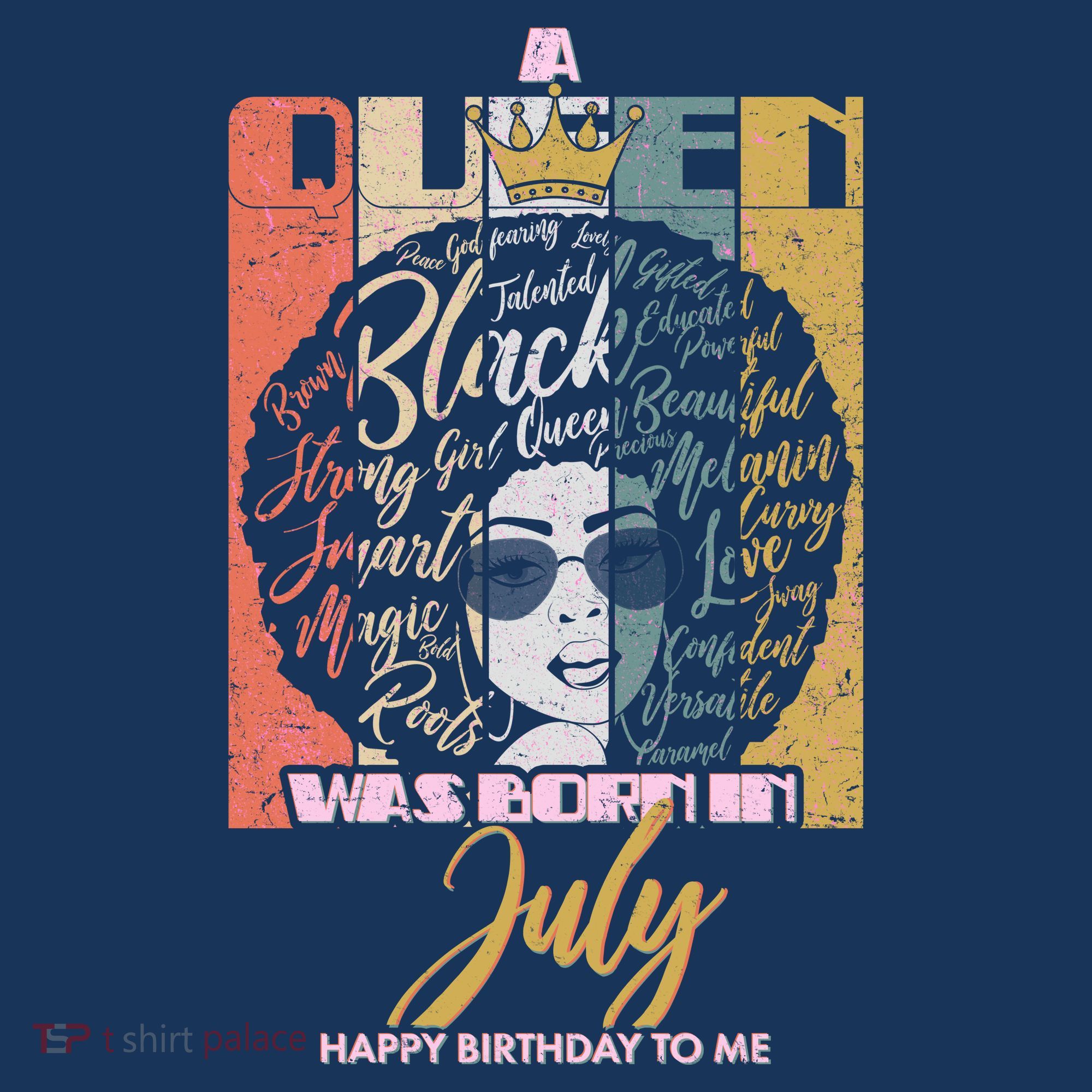 A Queen Was Born In July Long Sleeve Shirt