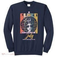 A Queen Was Born In July Sweatshirt thumb 0