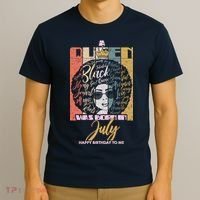 A Queen Was Born In July T-Shirt thumb 3