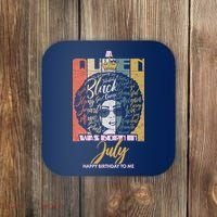 A Queen Was Born In July Coaster thumb 0