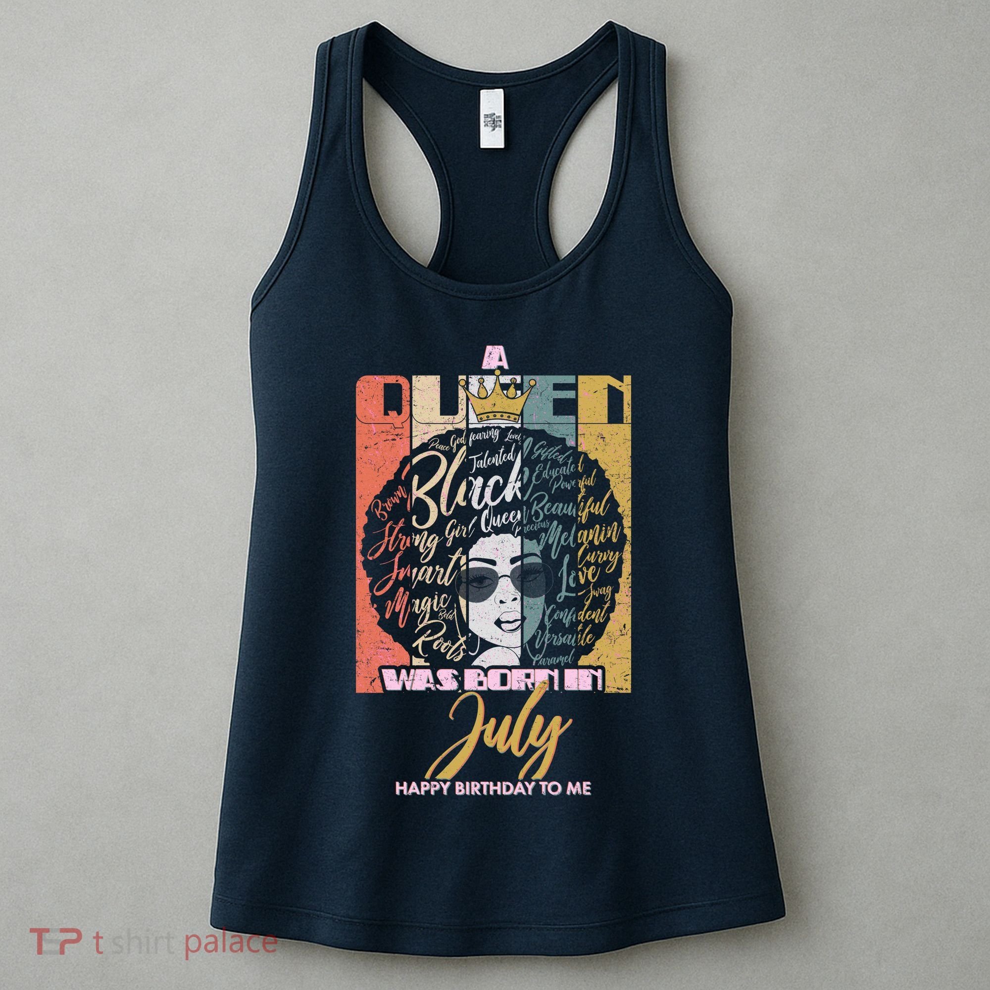 A Queen Was Born In July Women's Tank Top