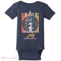 A Queen Was Born In July Baby Bodysuit thumb 0