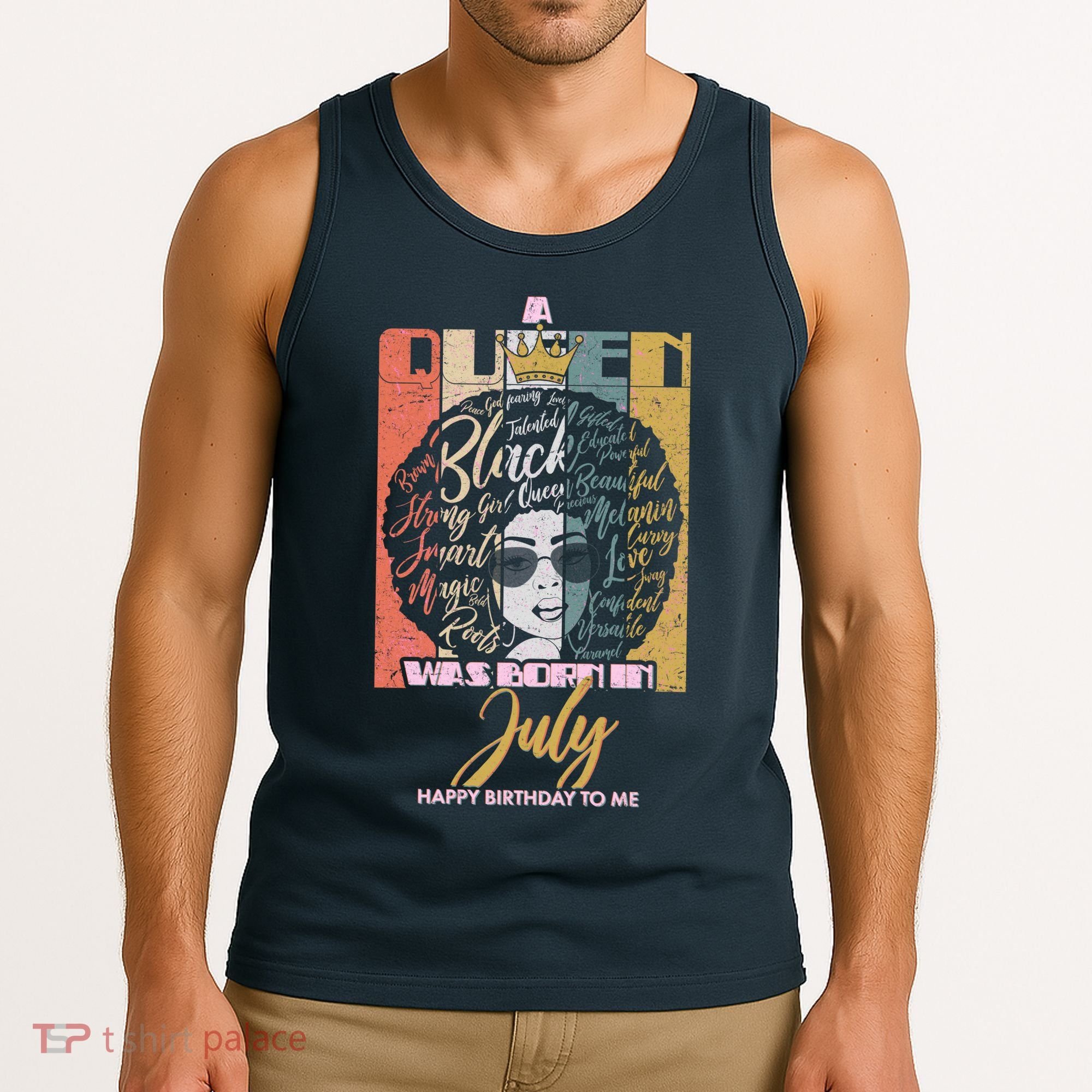 A Queen Was Born In July Tank Top