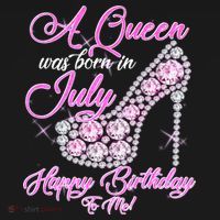 A Queen Was Born In July Fancy Birthday T-Shirt thumb 7
