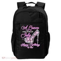 A Queen Was Born In July Fancy Birthday Backpack thumb 0
