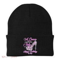 A Queen Was Born In July Fancy Birthday Beanie thumb 0
