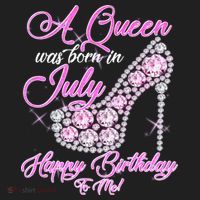A Queen Was Born In July Fancy Birthday Beanie thumb 2