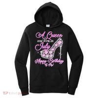 A Queen Was Born In July Fancy Birthday Women's Hoodie thumb 0