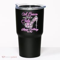 A Queen Was Born In July Fancy Birthday Tumbler thumb 0