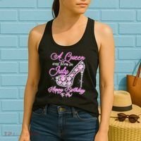 A Queen Was Born In July Fancy Birthday Women's Tank Top thumb 2
