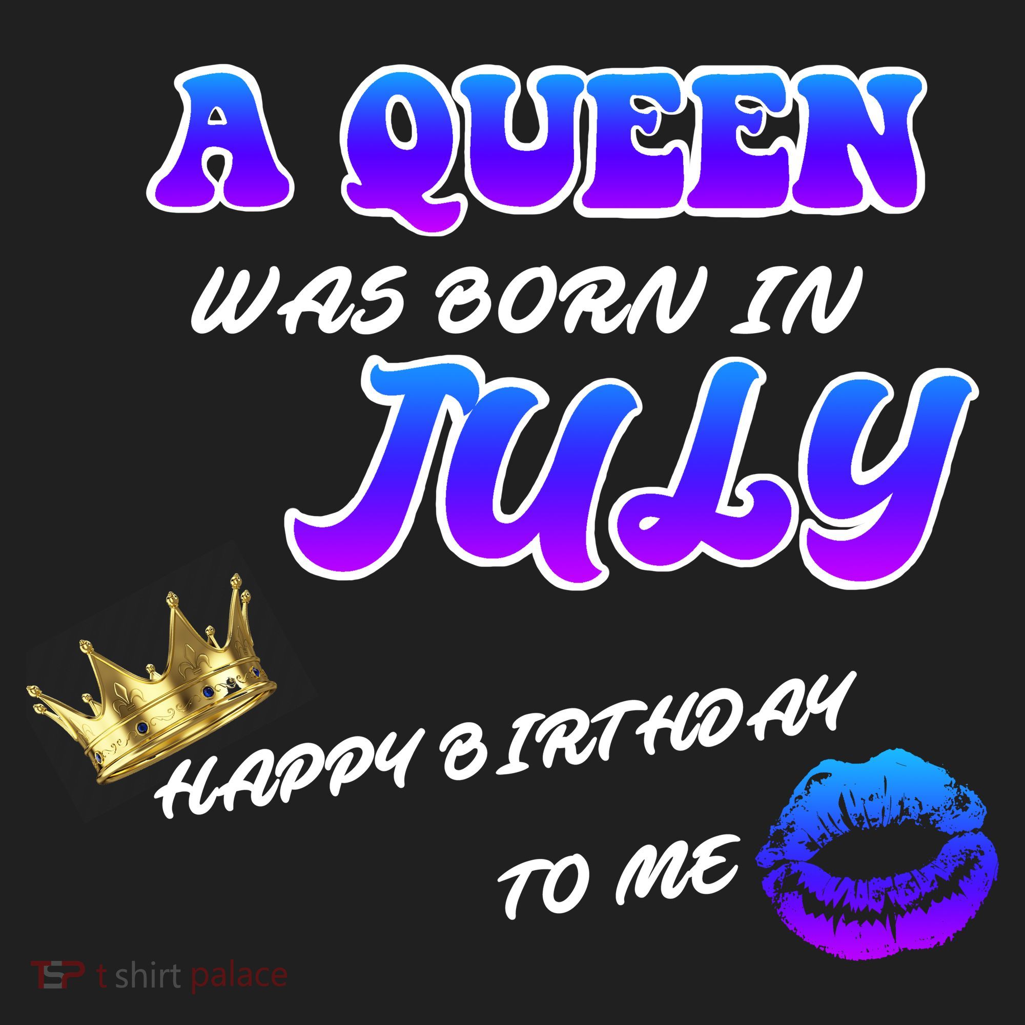 A Queen Was Born In July Happy Birthday To Me Beanie