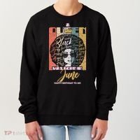 A Queen Was Born In June Women's Sweatshirt thumb 0