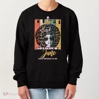 A Queen Was Born In June Women's Sweatshirt thumb 0