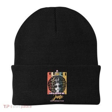 A Queen Was Born In June Beanie
