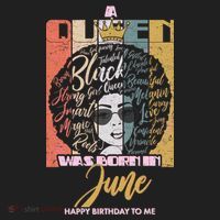 A Queen Was Born In June Beanie thumb 2