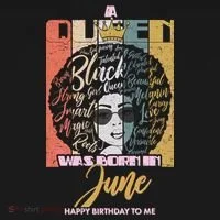 A Queen Was Born In June Women's Hoodie thumb 2