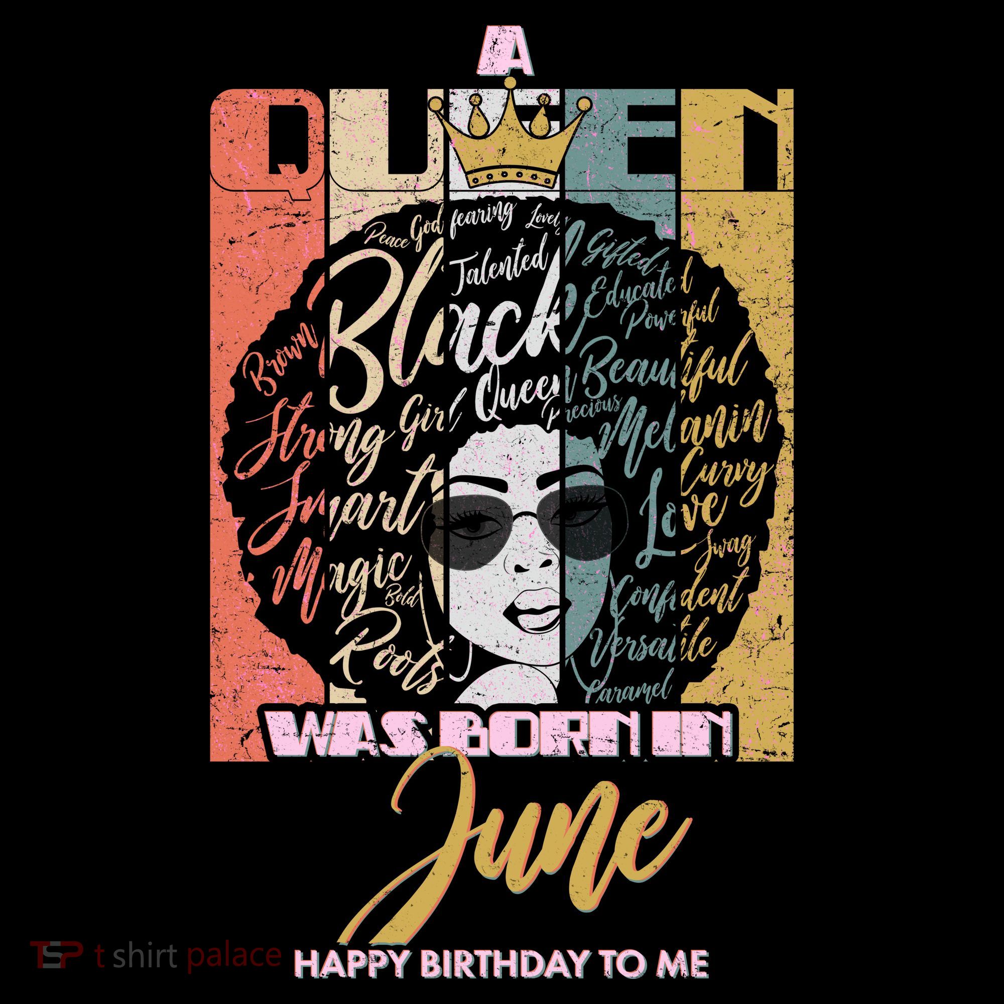 A Queen Was Born In June Ornament