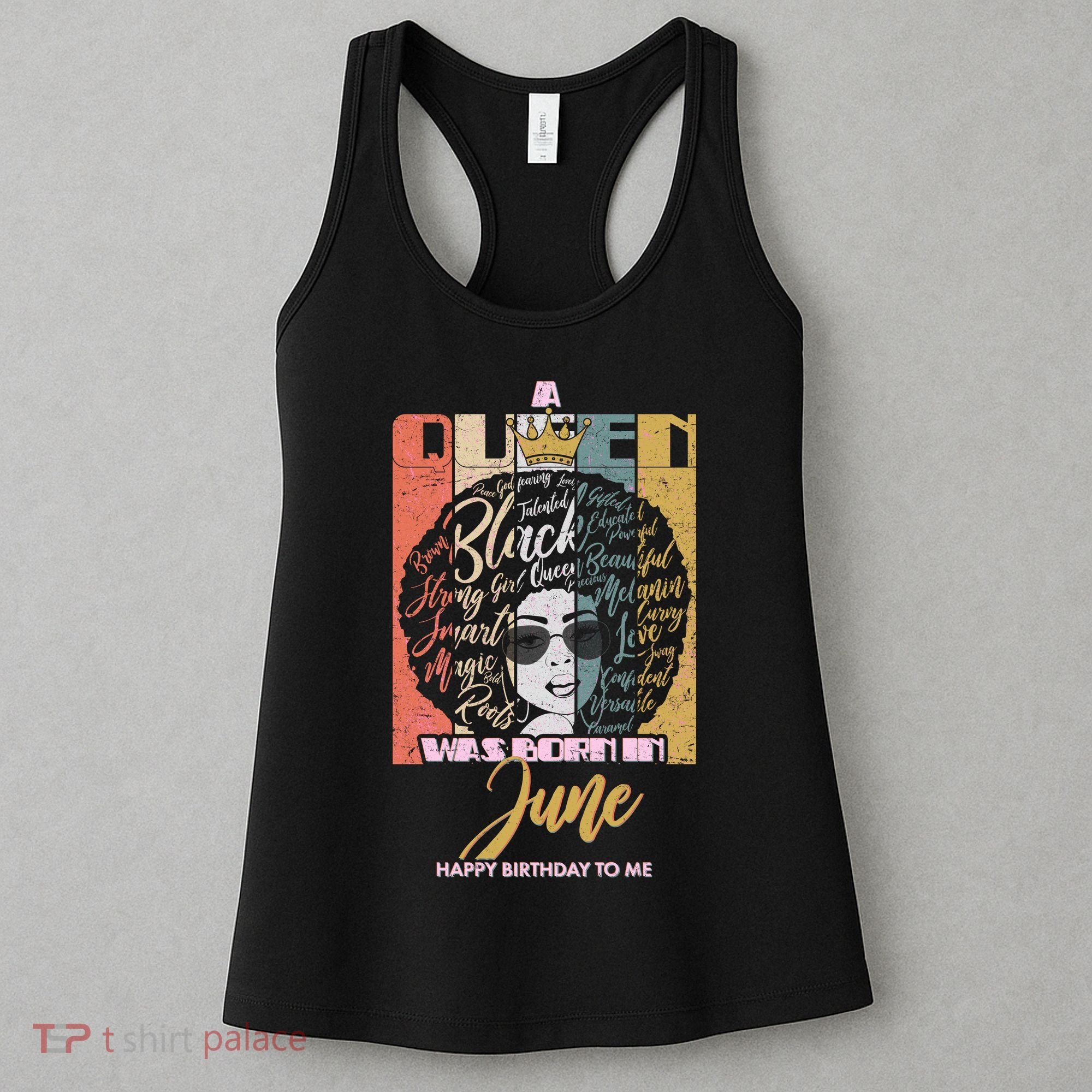 A Queen Was Born In June Women's Tank Top
