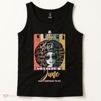 A Queen Was Born In June Tank Top thumb 2