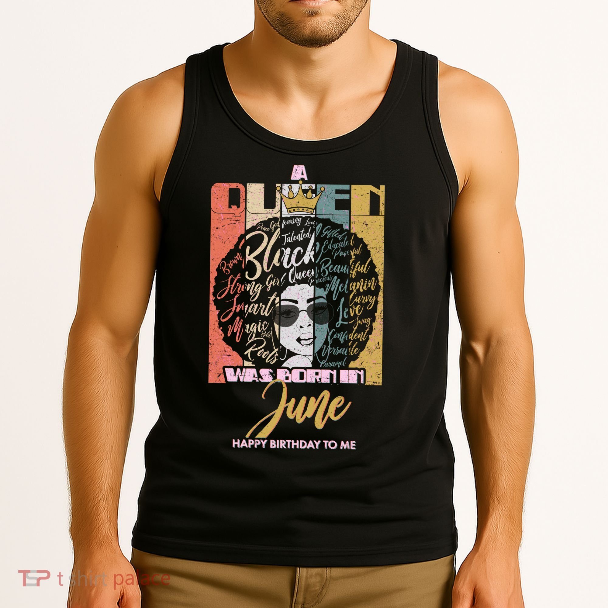 A Queen Was Born In June Tank Top