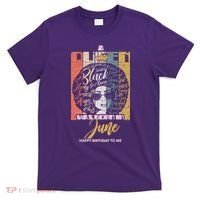 A Queen Was Born In June T-Shirt thumb 0
