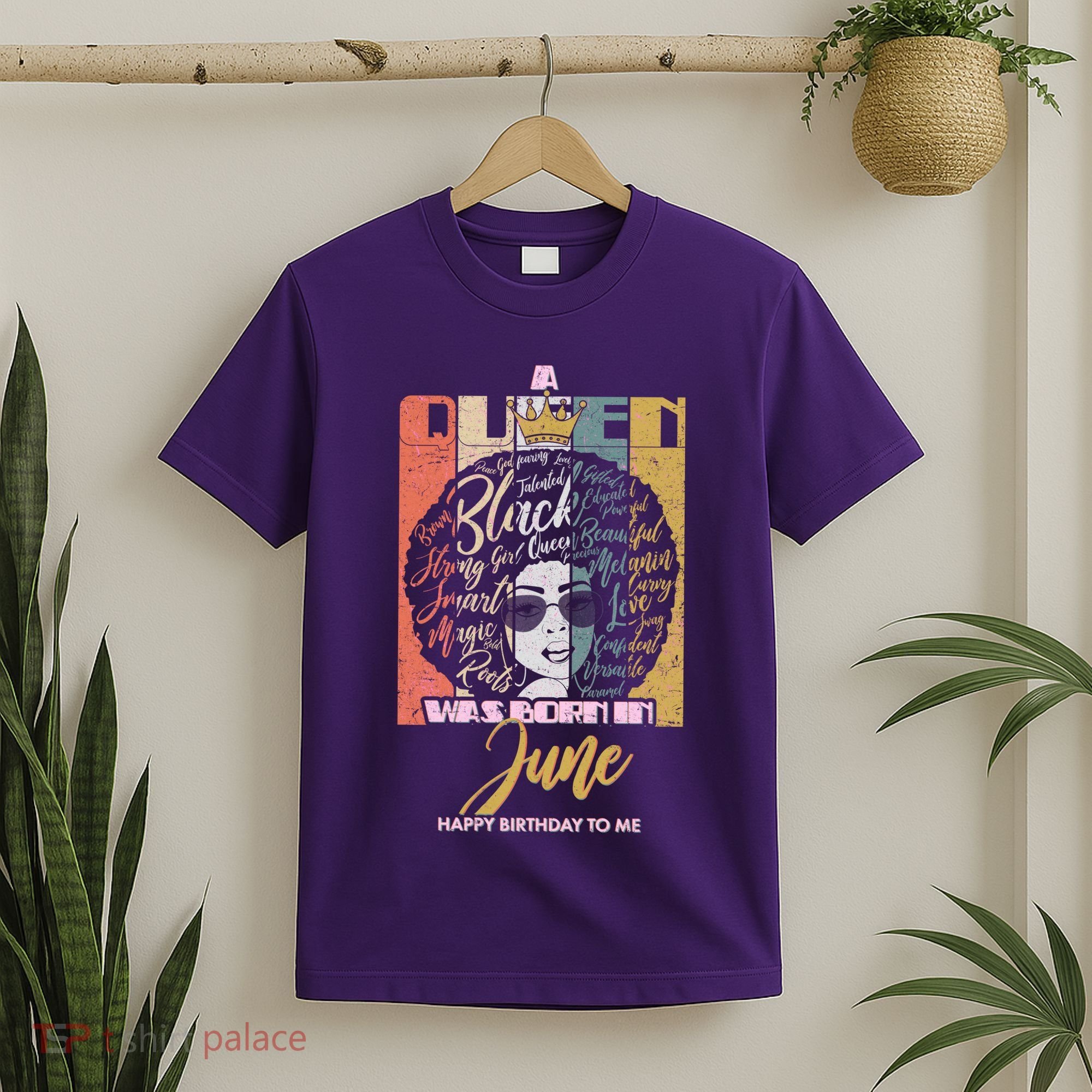 A Queen Was Born In June T-Shirt